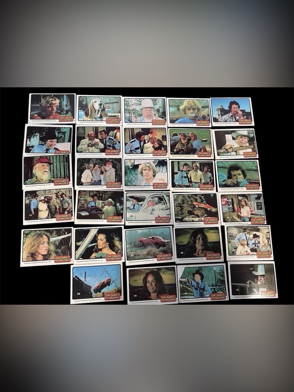 1981 Dukes of Hazzard Vintage Trading Cards 29 As Shown